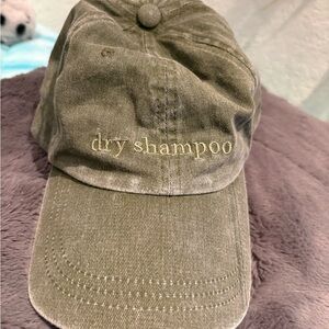 Green 'Dry Shampoo' Cap